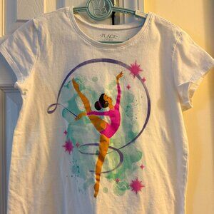 Pre-Loved The Children's Place Ballerina Graphic Tee Size 10-L